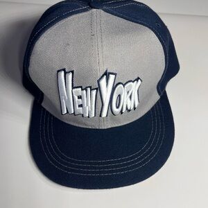 Navy and Gray New York Hat